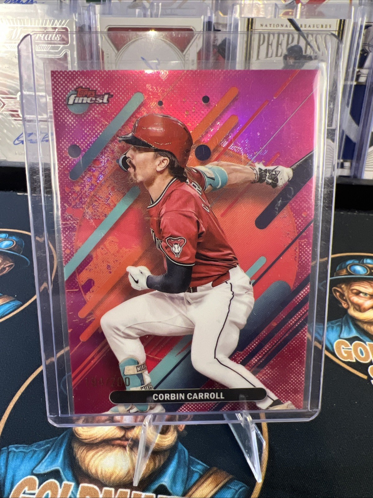 2025 Topps Finest – Rare Corbin Carroll #227 Magenta Refractor /200 Diamondbacks