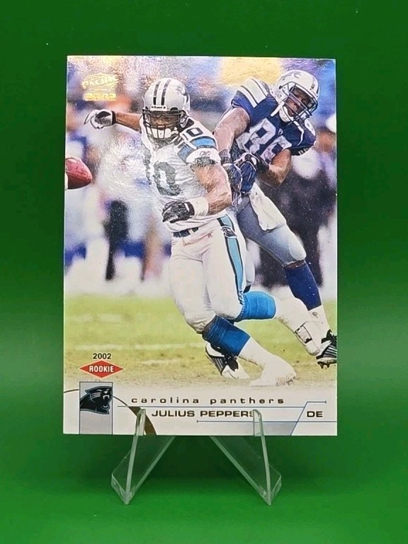 2002 Pacific Julius Peppers RC Carolina Panthers Rookie #507