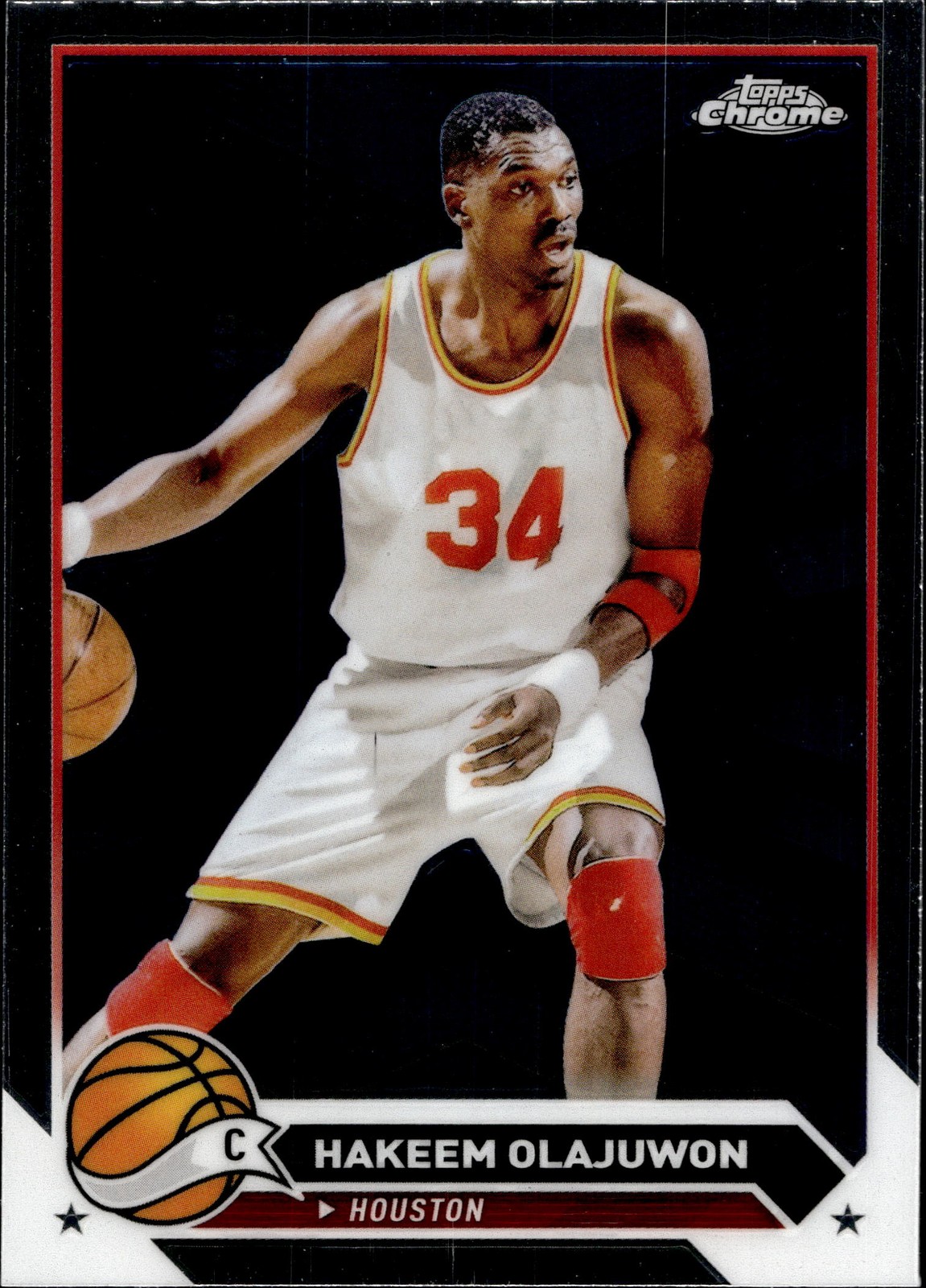2023-24 Topps Chrome #52 Hakeem Olajuwon