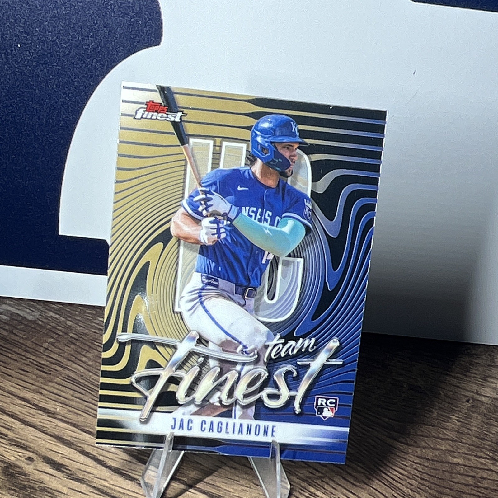 Topps Finest Jac Caglianone Royals Finest Team RC Insert FTJCA MLB Card