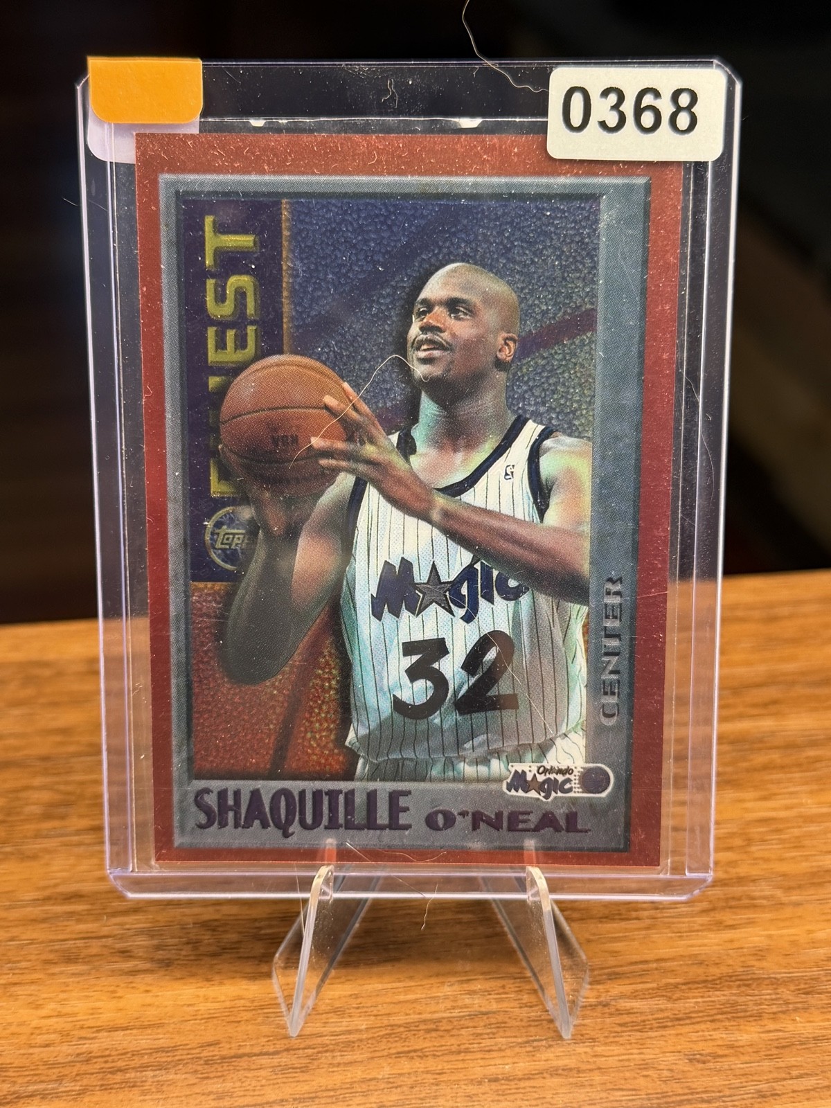 1995-96 Topps Finest – Mystery Finest Shaquille O’Neal #M 22 Bordered