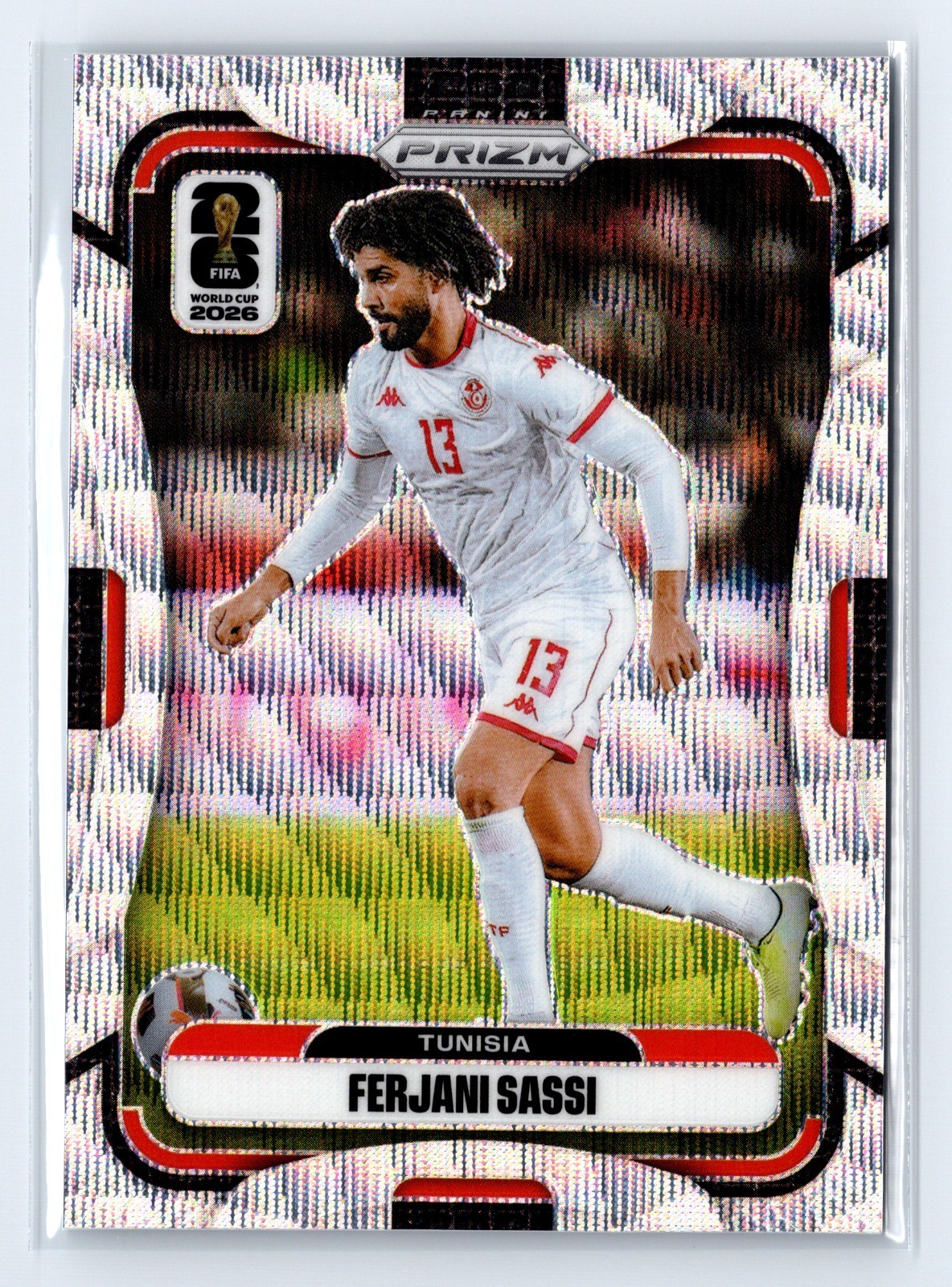 2026 Prizm FIFA World Cup World Cup Wave Prizm #425 Ferjani Sassi, Tunisia