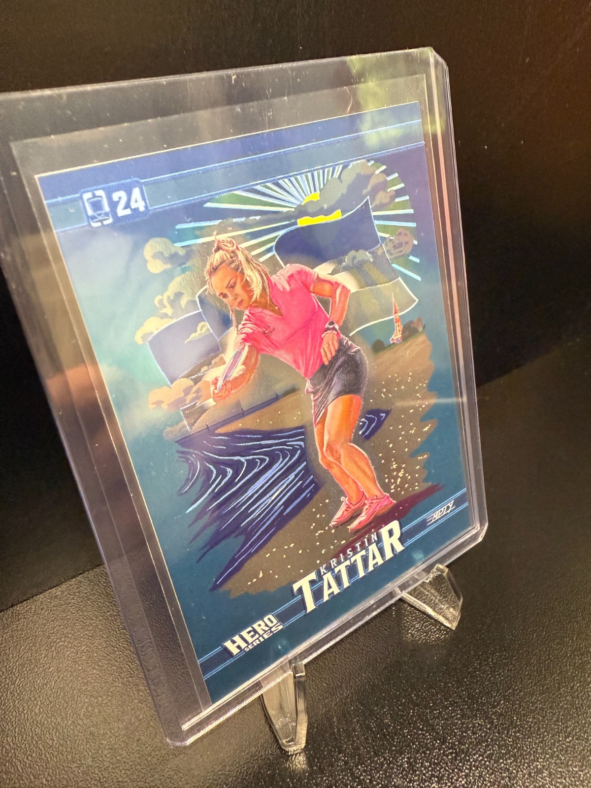 Kristin Tattar (Latt) – Ultra Rare Hero Series – Custom Art DGPT Disc Golf Card