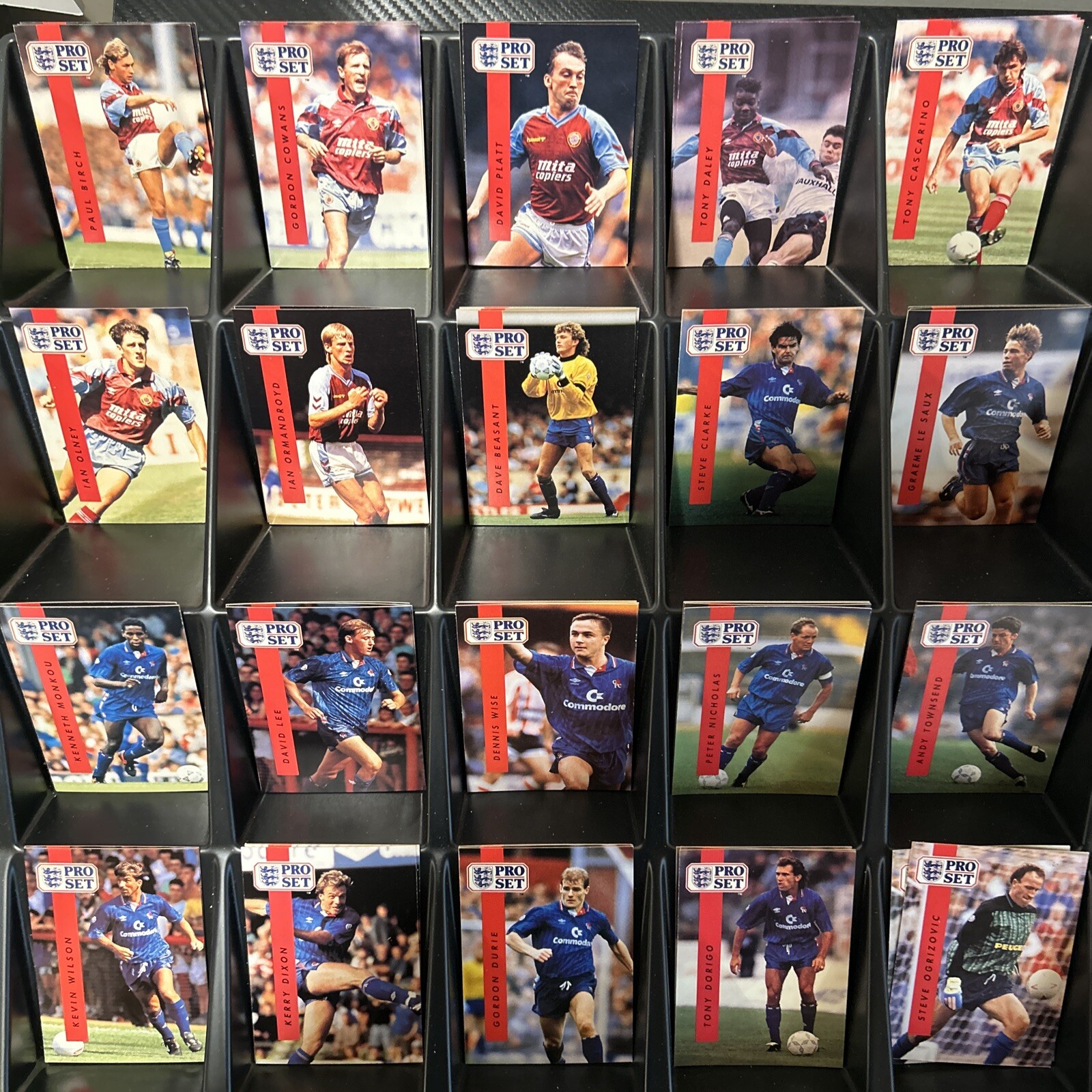 1990-91 Pro Set EPL English League Soccer Cards YOU PICK 1-199