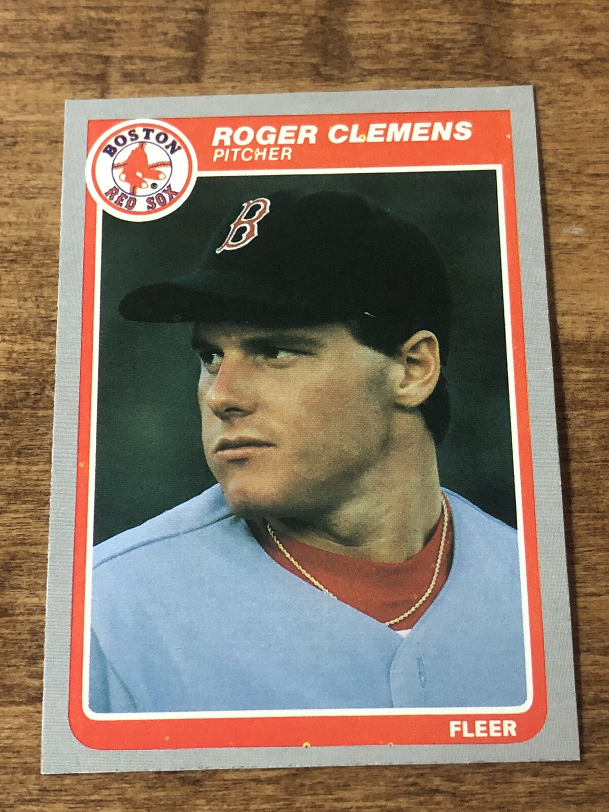 1985 Fleer Roger Clemens #155 Rookie RC
