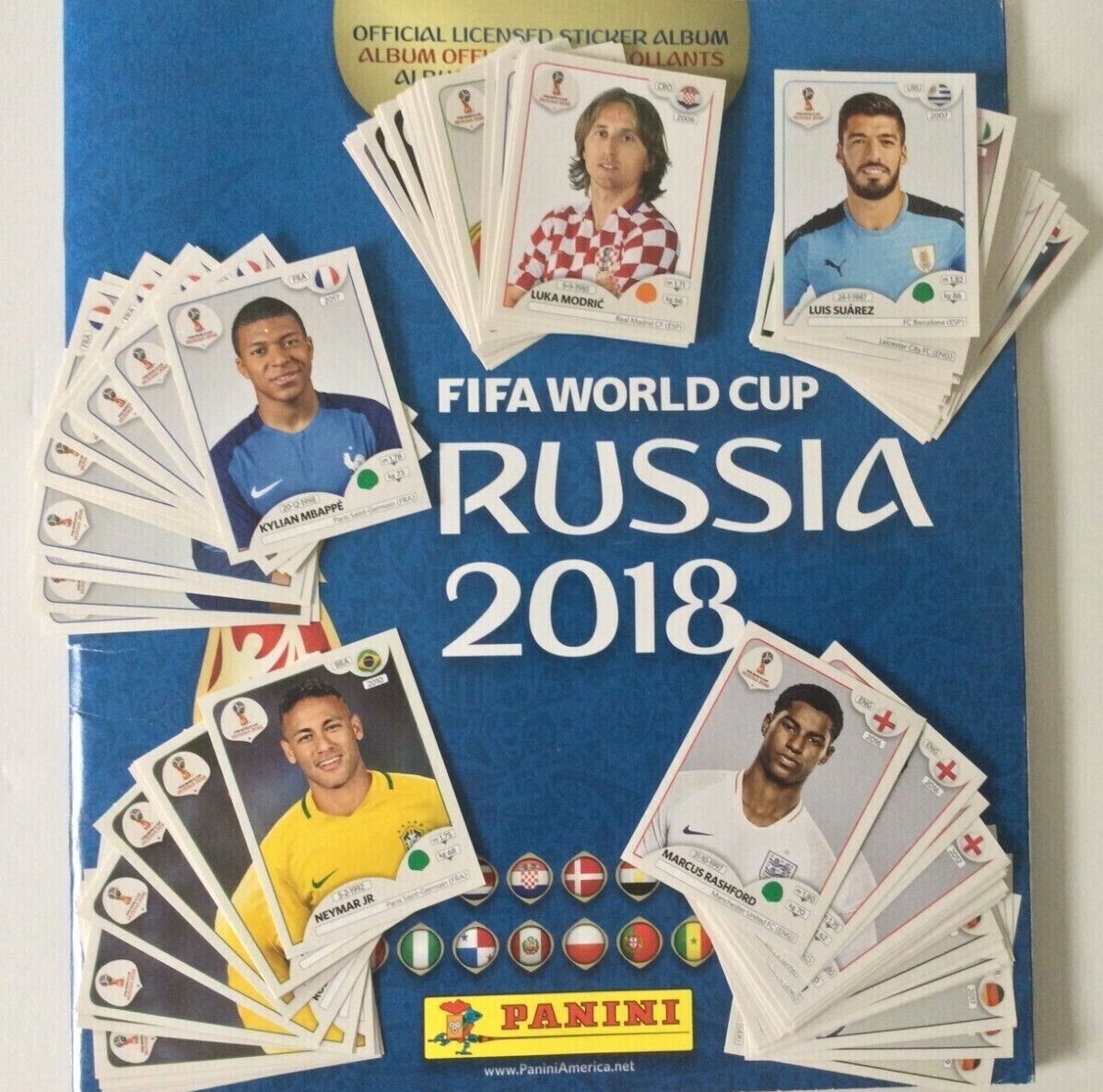 2018 Panini FIFA World Cup Russia Player Stickers Album #500 – 668