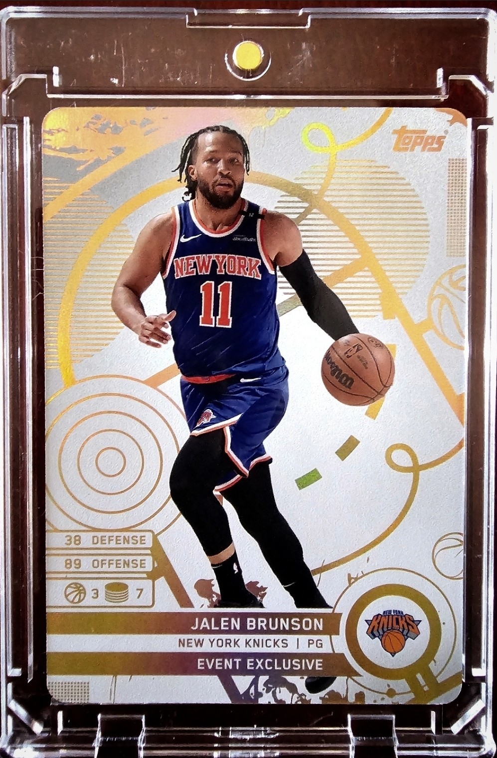 Jalen Brunson 2025-26 Topps Match Attax Event Exclusive New York Knicks