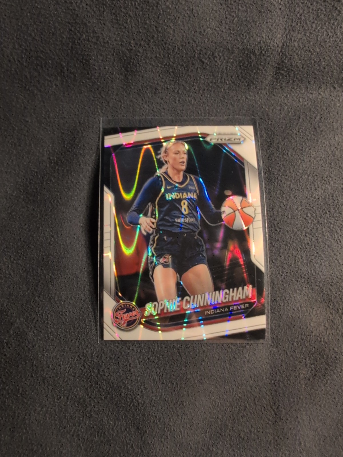 Sophie Cunningham 2025 Panini Prizm WNBA #63 White Seismic Prizm