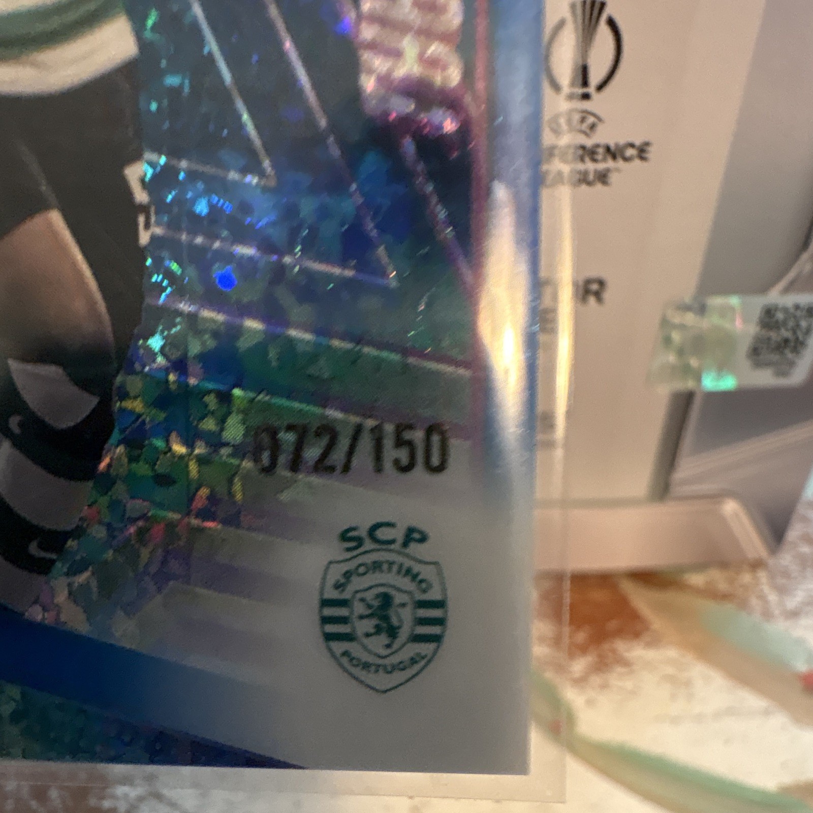 Topps Chrome 2025-26 UEFA Future stars Geovany Quenda # 072/150 speckle ref