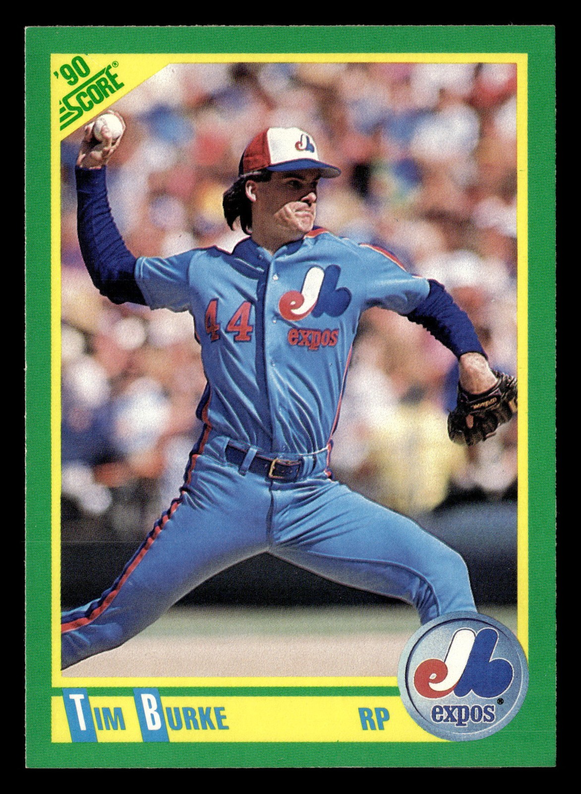 Tim Burke 1990 Score #127 Montreal Expos BASEBALL *209
