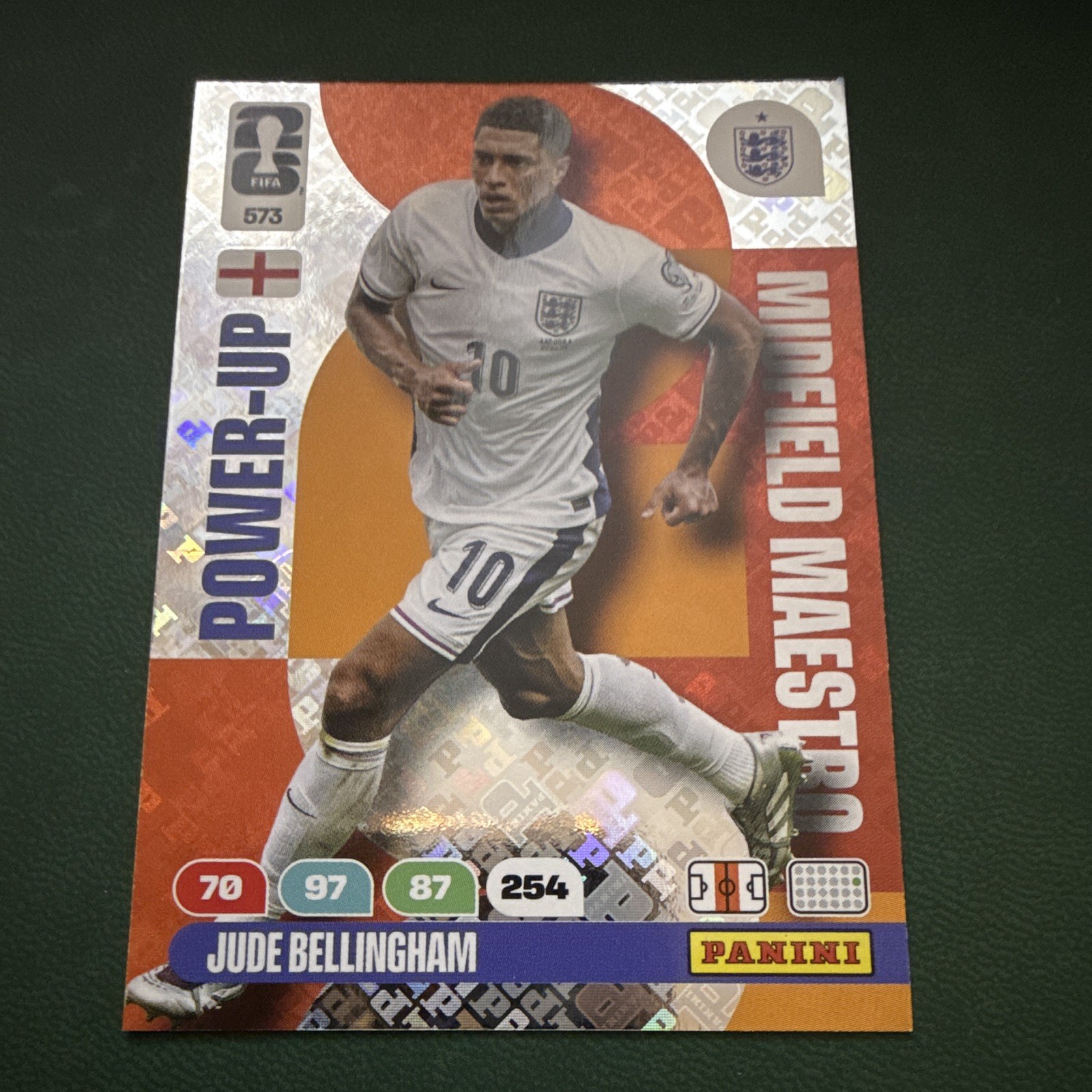 Panini Adrenalyn XL 2026 FIFA World Cup Jude Bellingham #573 Power-Up England
