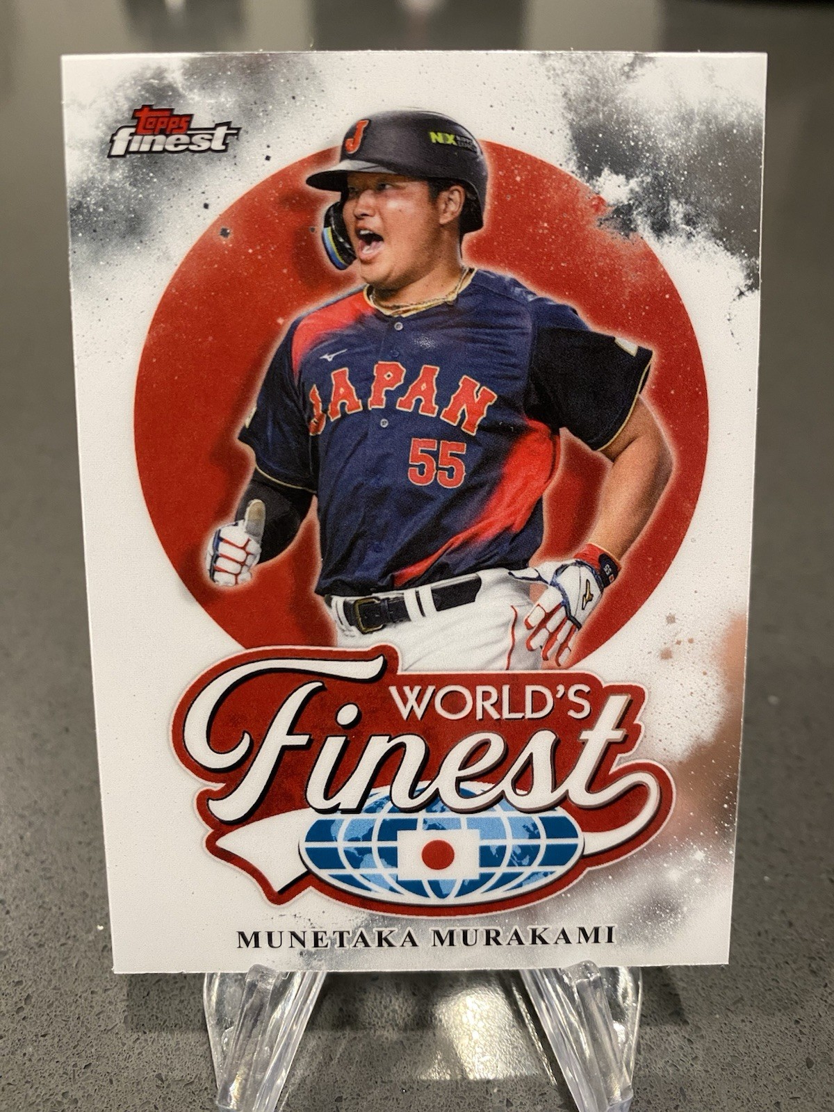 2026 Topps Finest Munetaka Murakami World’s Finest Insert #WF-24 Japan