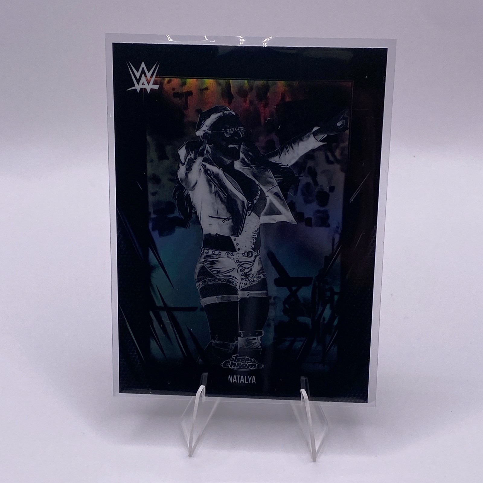 Natalya Negative Refractor 2026 Topps Chrome WWE #129