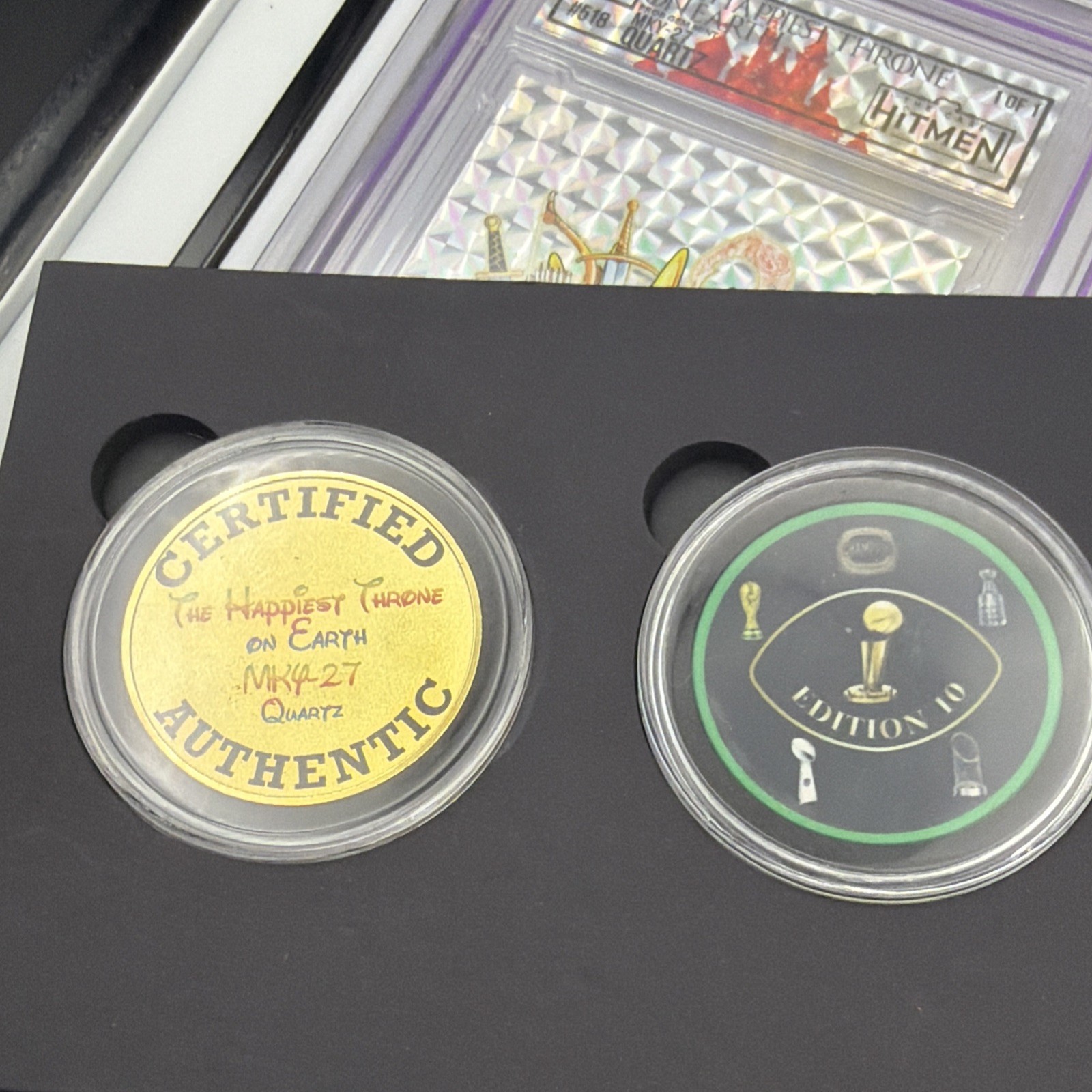 Mickey Mouse Happiest Throne On Earth Quartz 1/1 Case Hitmen Complete