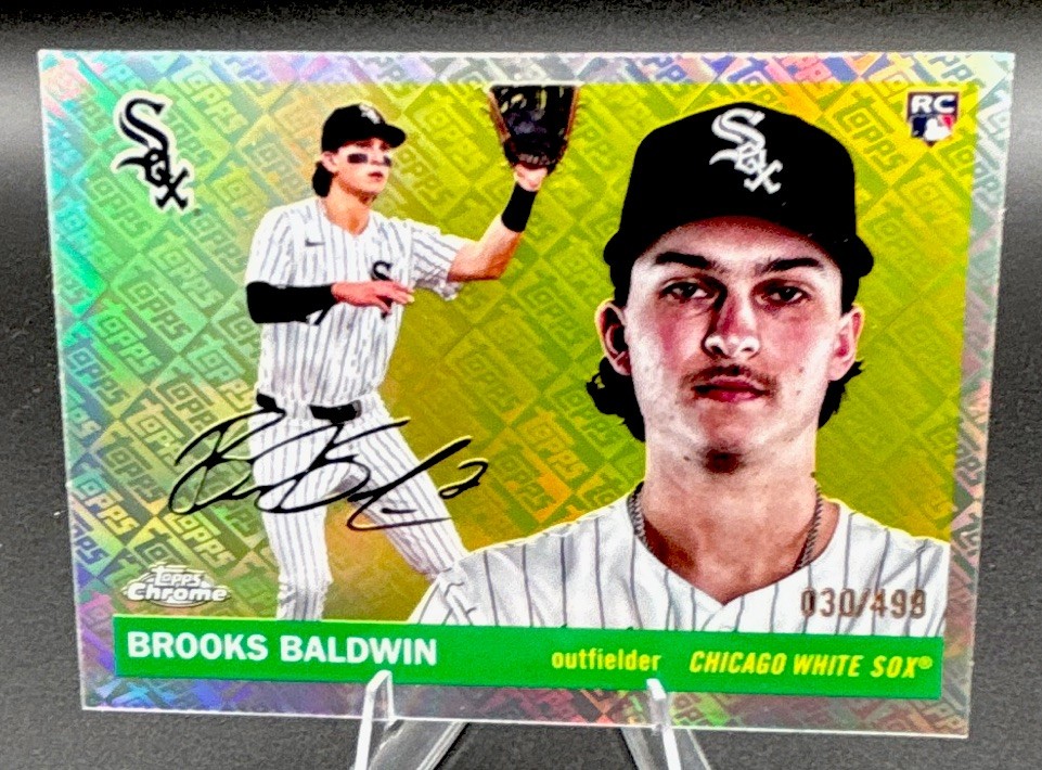🔥Topps 2025 Chrome Platinum Brooks Baldwin RC /499 Chicago White Sox #252