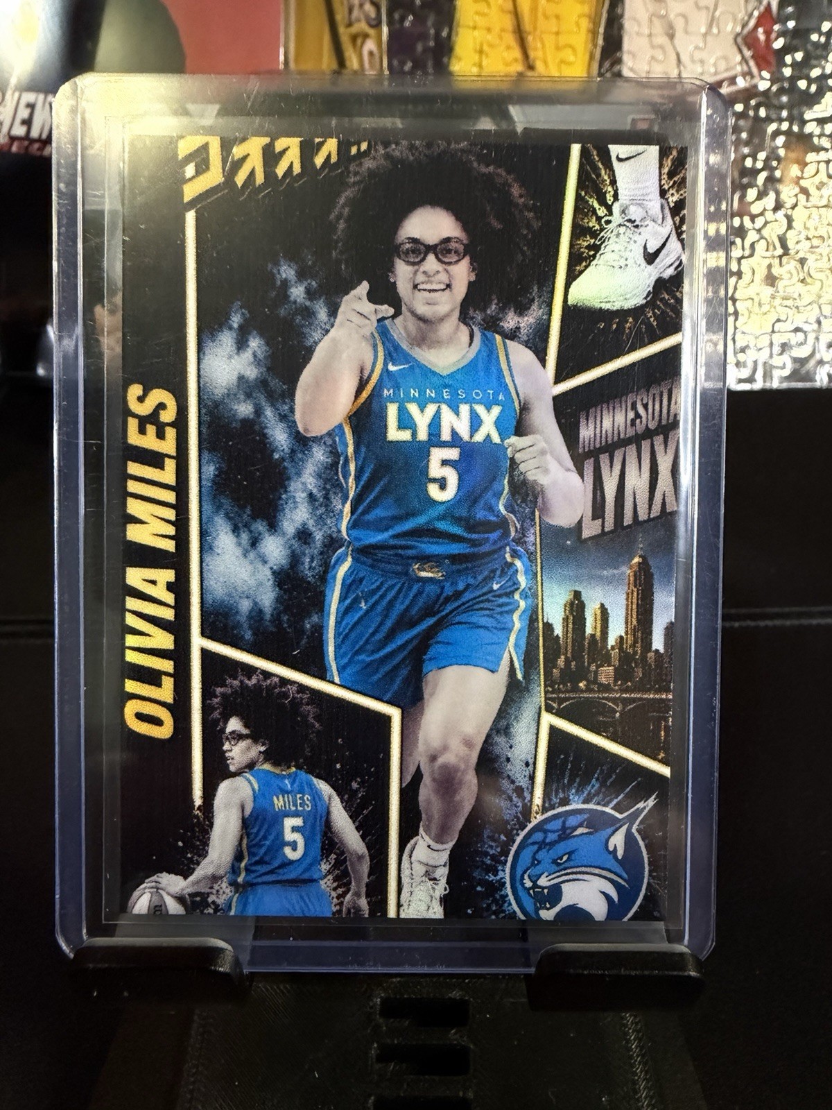 Olivia Miles CUSTOM Novelty Card. Lynx