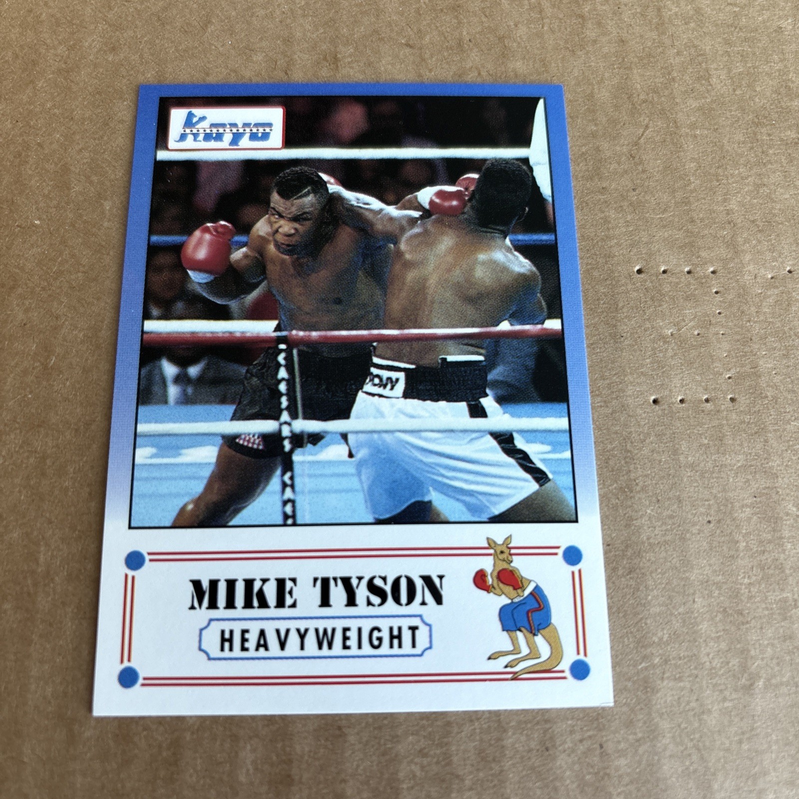 MIKE TYSON RC ROOKIE 1991 Kayo Prototype #5 Boxing HOF Legend Card (f5)