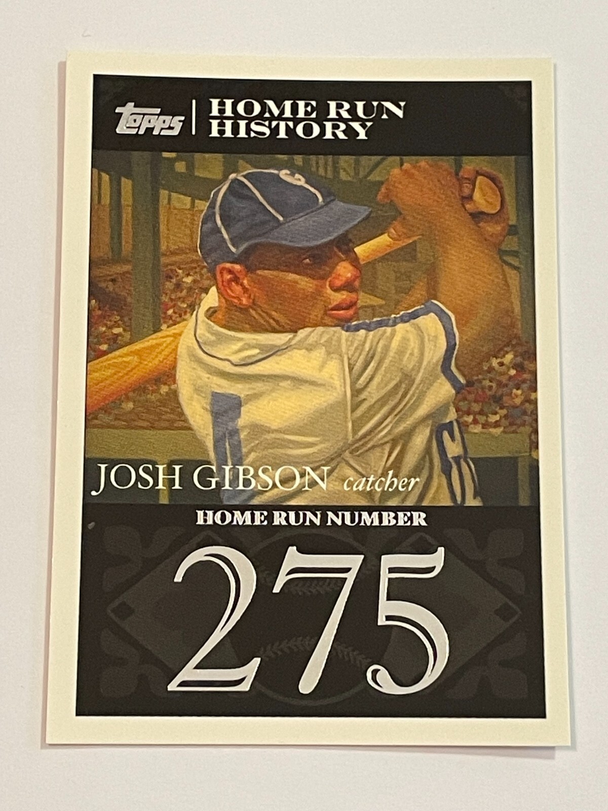 2007 Topps Baseball Home Run History #275 – Josh Gibson – Pittsburgh Crawfords