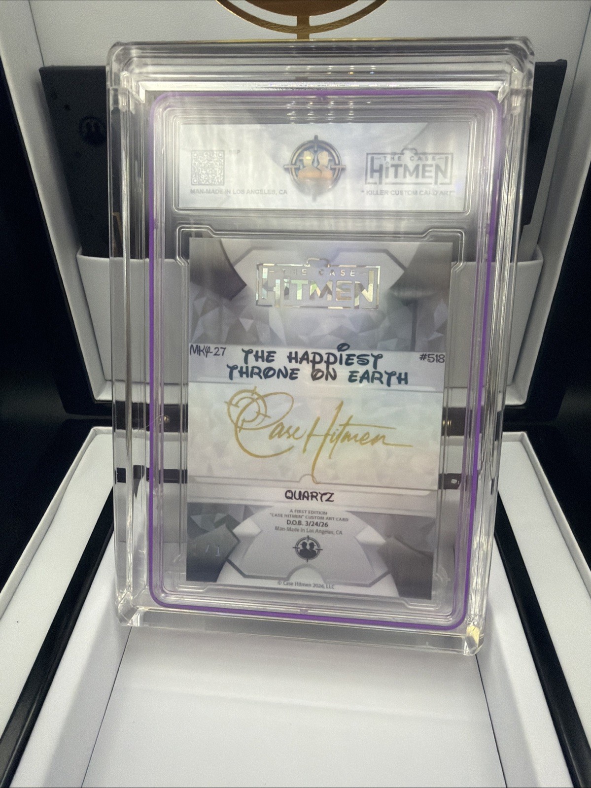 Mickey Mouse Happiest Throne On Earth Quartz 1/1 Case Hitmen Complete