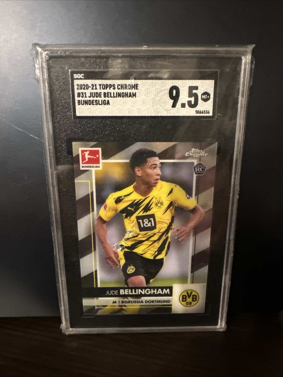 Jude Bellingham 2020-21 Topps Chrome Bundesliga #31 Rookie/RC – SGC 9.5 MINT