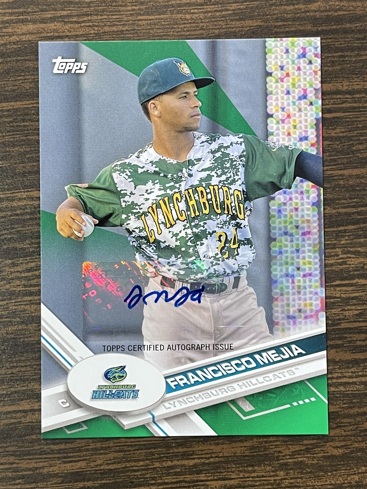 2017 Topps Pro Debut Minors #172 Francisco Mejia Autograph 65/99 Tampa Bay Rays