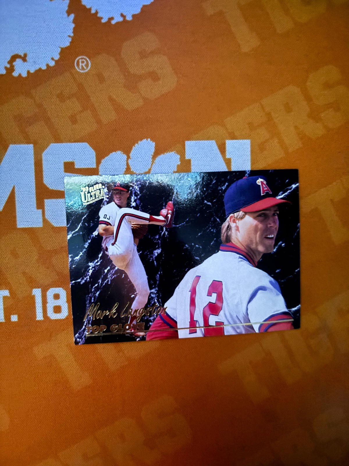 Mark Langston 1993 Fleer Ultra – Award Winners #10 – Top Glove