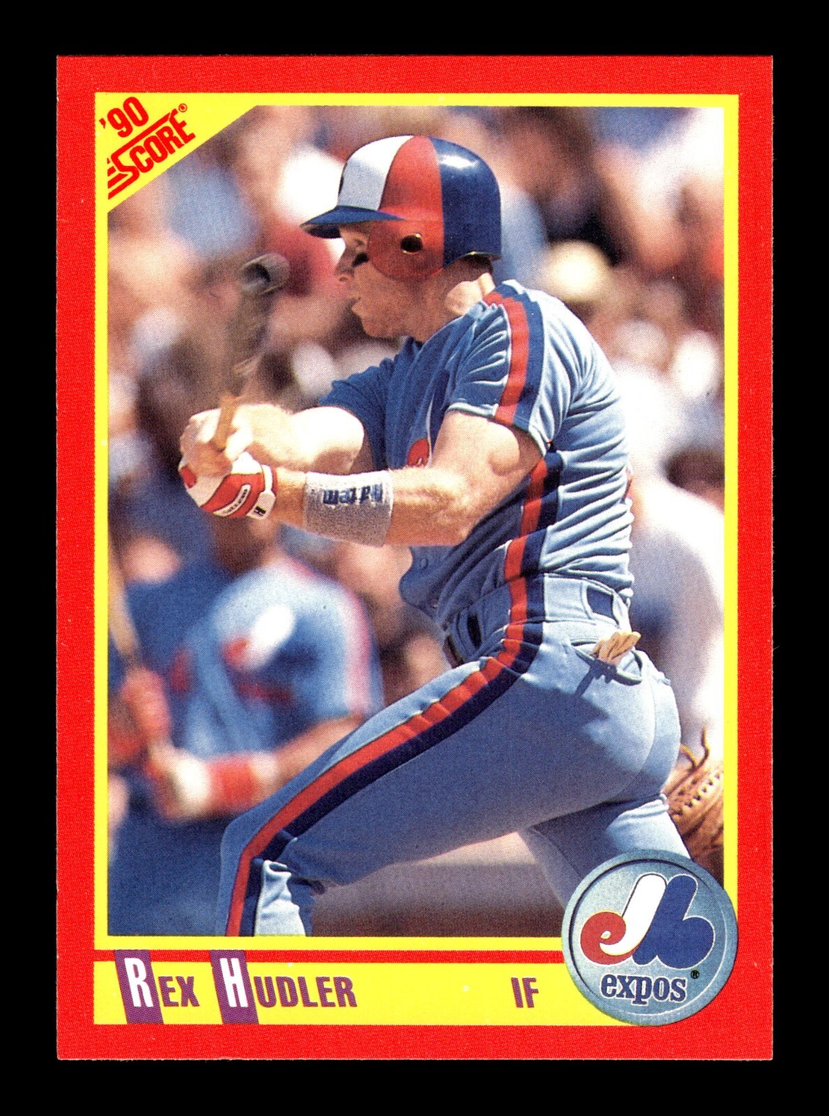 REX HUDLER ⚾ 1990 Score Baseball #287 Montreal Expos