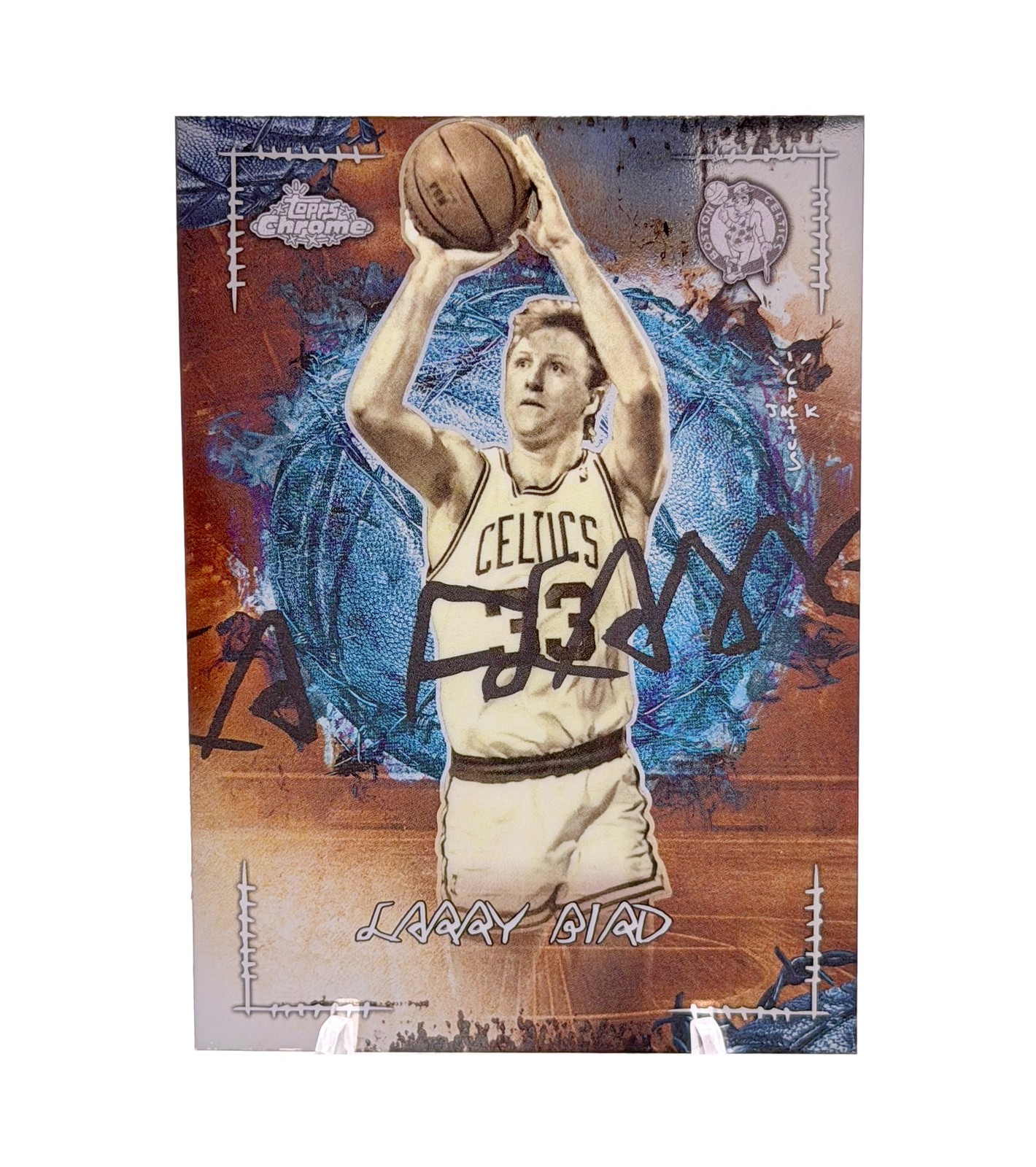 LARRY BIRD 2025-26 Topps Chrome Cactus Jack La Flame Legends #LFL-3 SP MINT