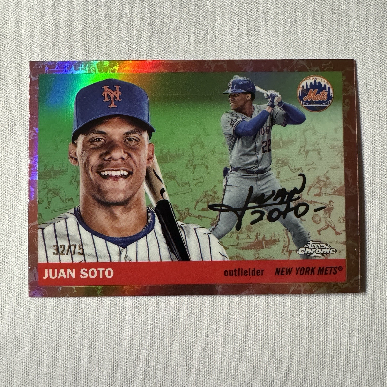 2025 Topps Platinum Baseball Juan Soto New York Mets #199 /75! 🚨