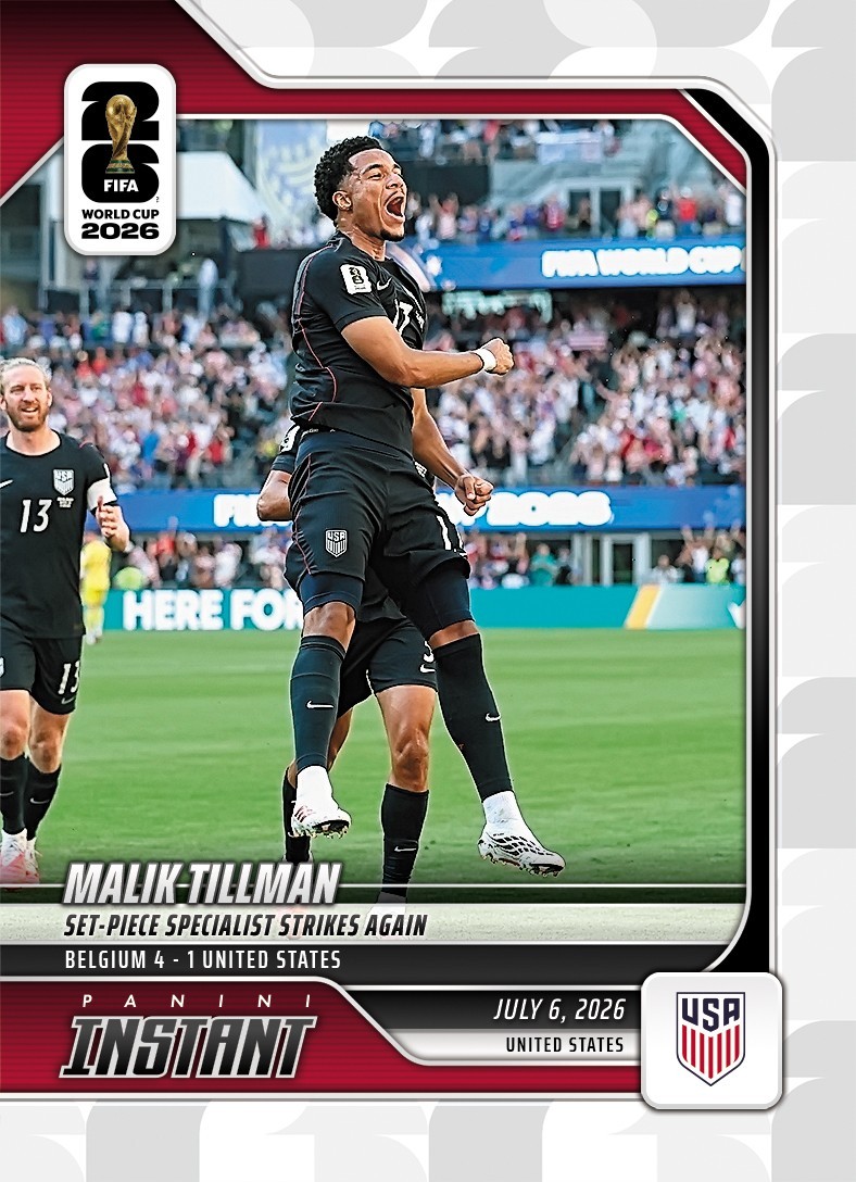2026 Panini Instant FIFA World Cup #215 Malik Tillman United States PRESALE