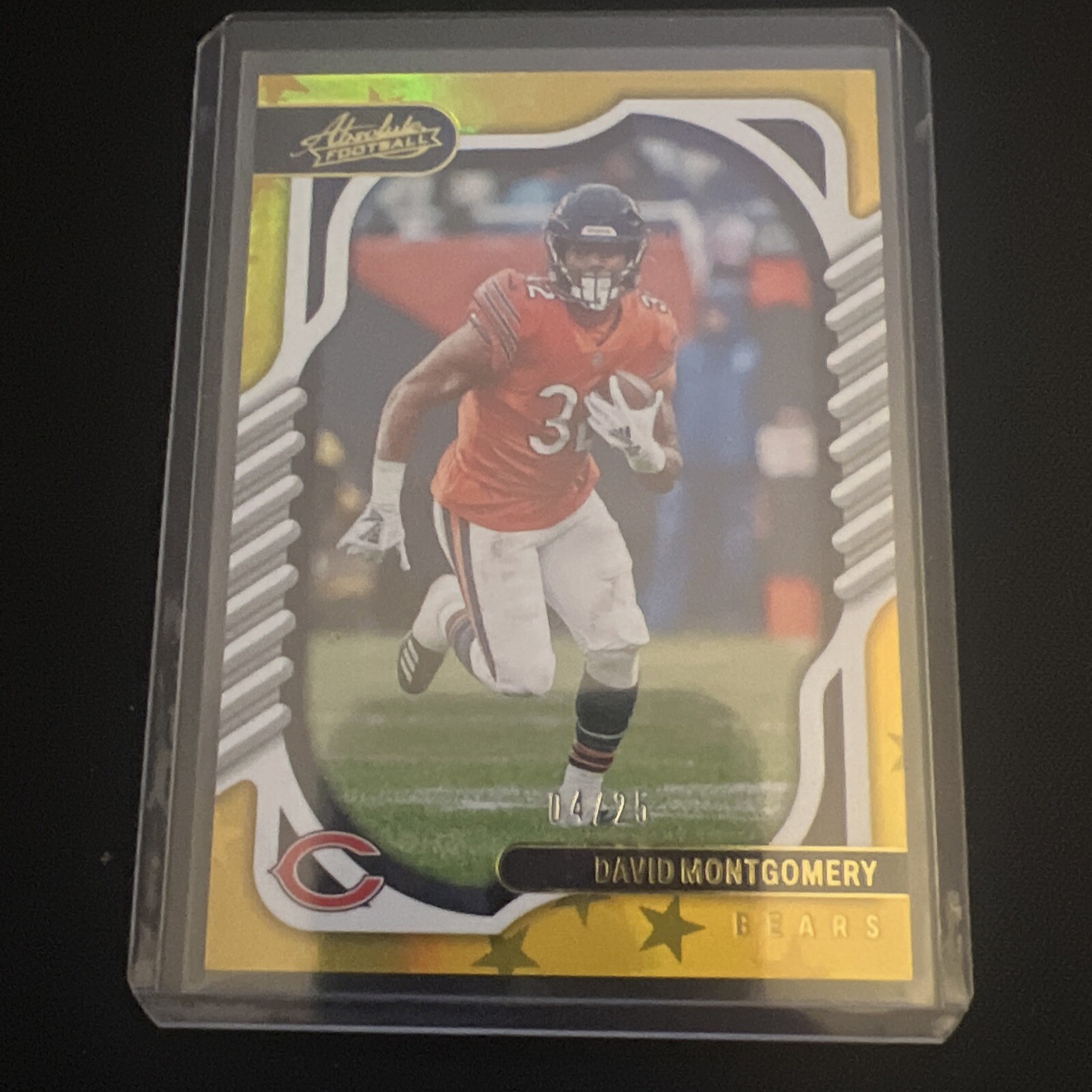 Davin Montgomery Gold Stars Parallel #/25 2022 Panini Absolute Bears