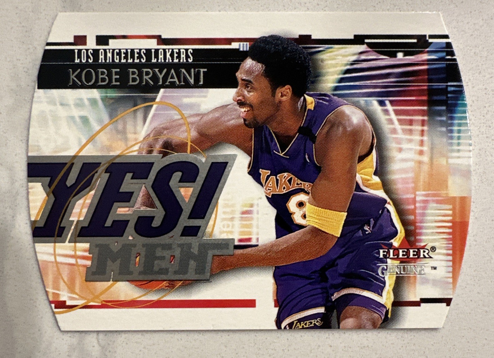 2000-01 Fleer Genuine Yes Men Kobe Bryant #3 YM