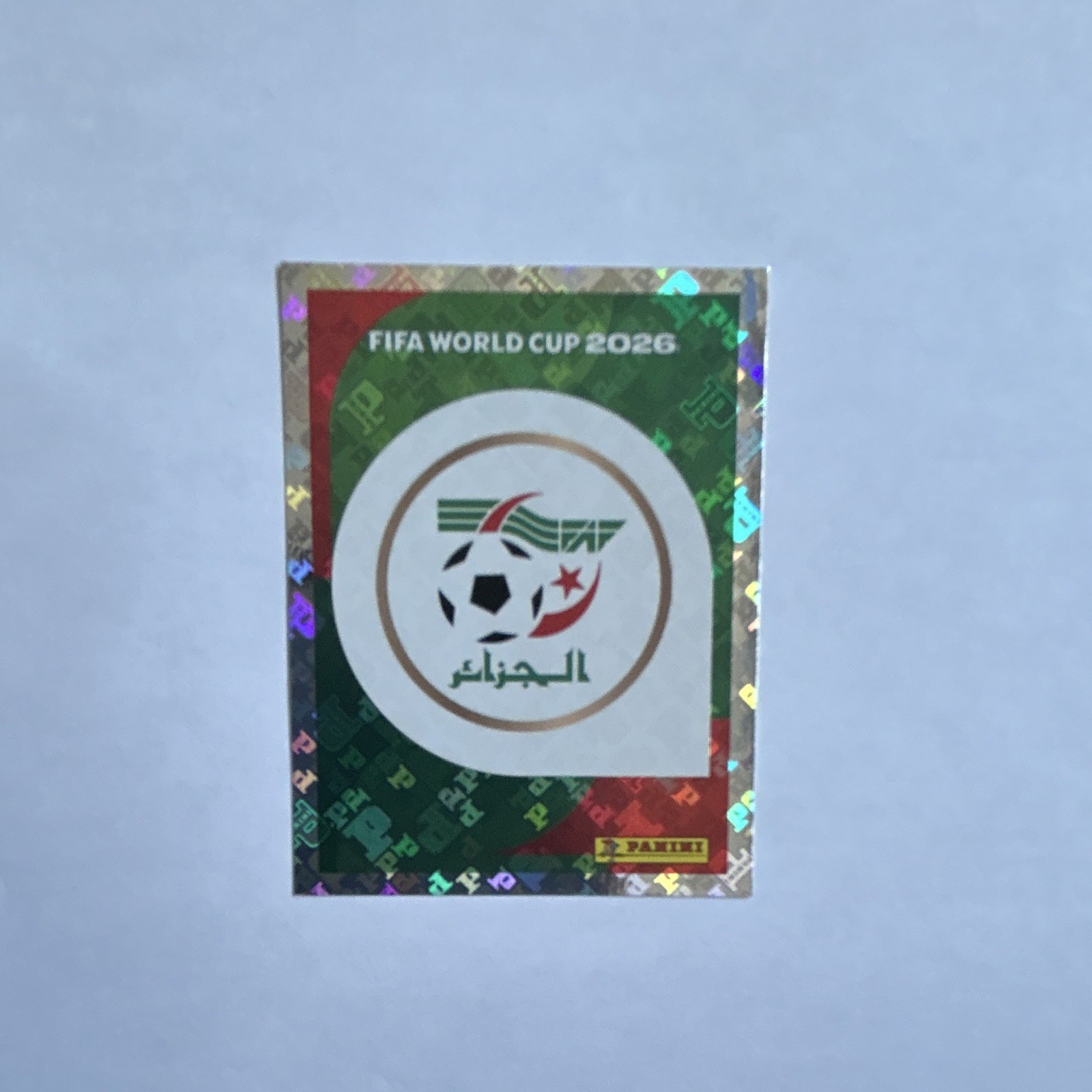 2026 Panini FIFA World Cup Sticker FOIL #ALG-1. BADGE/Emblem (Algeria)