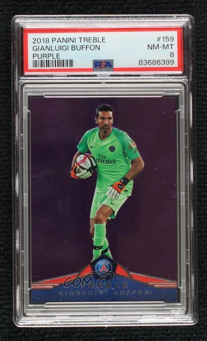 2018-19 Panini Treble Purple 37/49 Gianluigi Buffon #159 0j9g