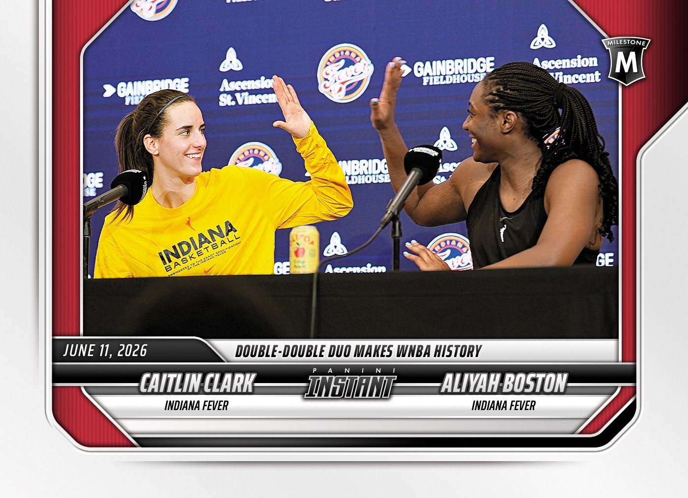 2026 Panini Instant WNBA #144 Caitlin Clark Aliyah Boston Indiana Fever PRESALE