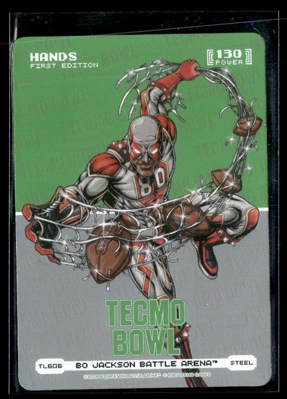 2026 Bo Jackson Battle Arena Tecmo Bowl Hands “Jerry Rice” Logo TL606 Steel 130