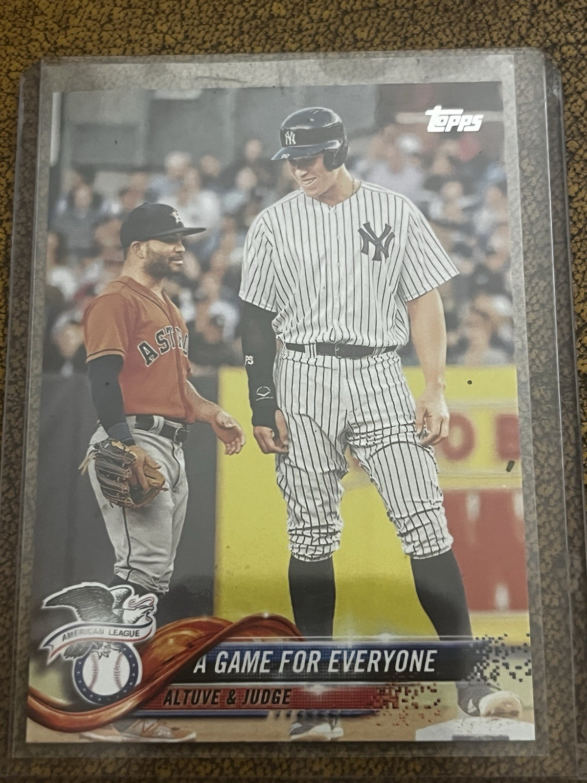 2018 A.JUDGE/J. ALTUVE TOPPS UPDATE RAINBOW FOIL #US79 GEM MT 10 POP-18 “”MVP””