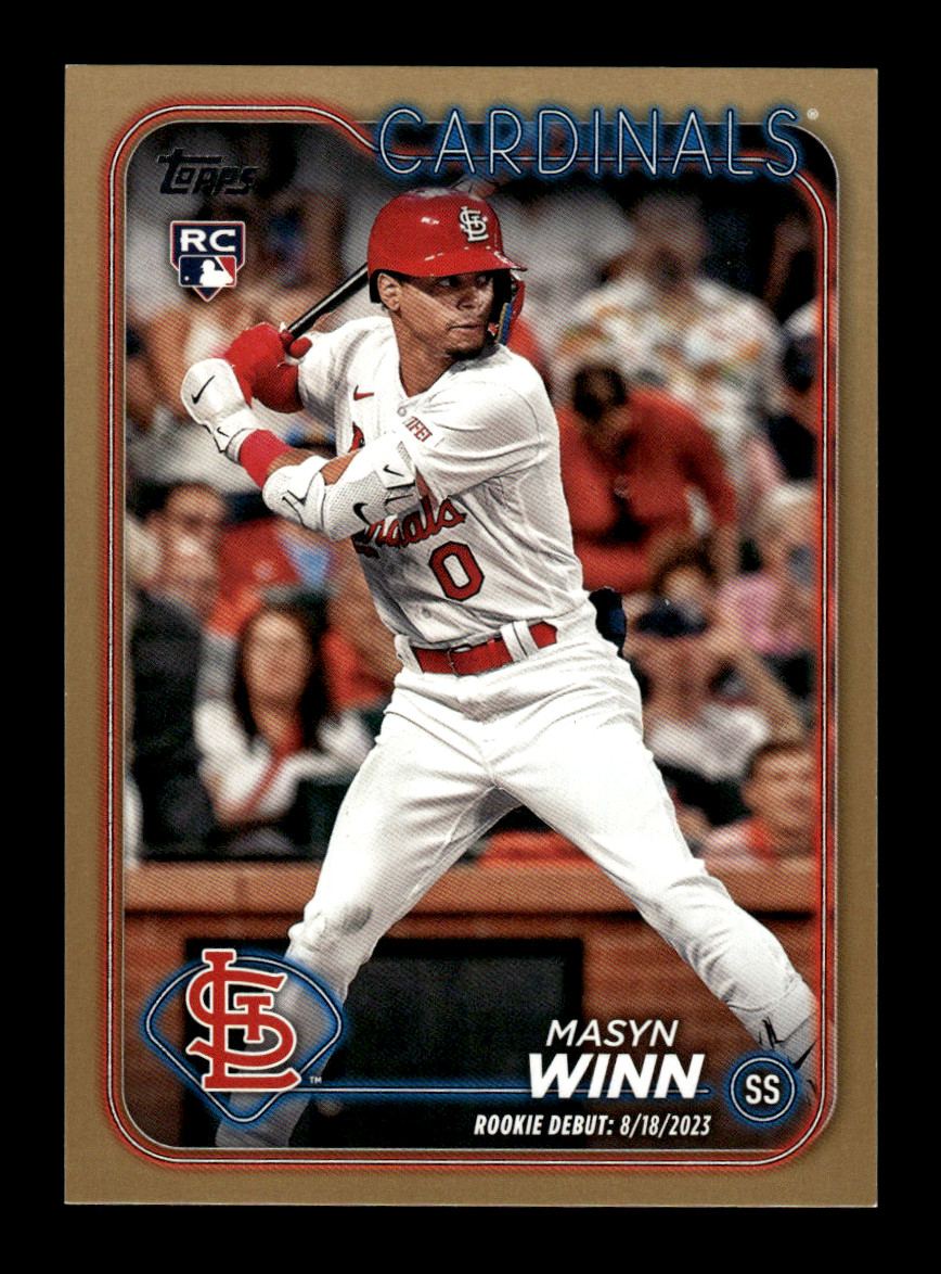 2024 Topps Update Baseball Masyn Winn #US272 Rookie Debut Gold Parallel /2024
