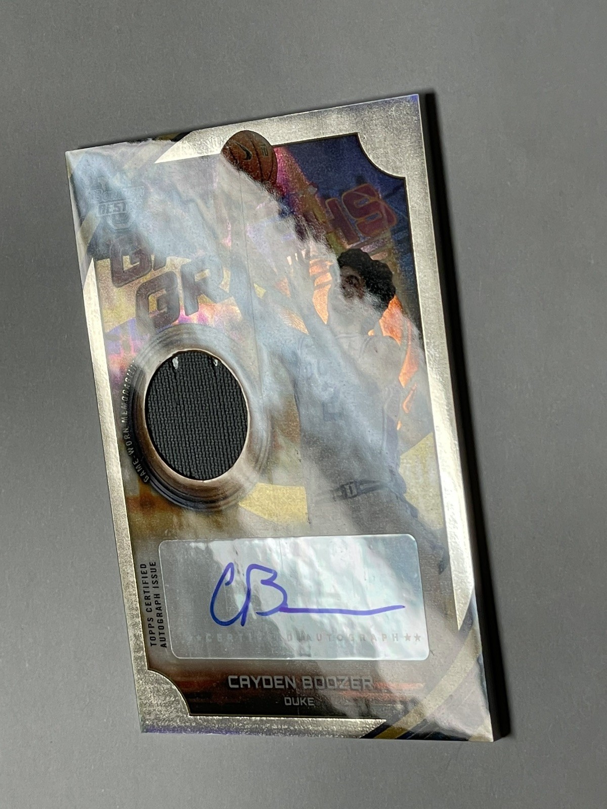2025-26 Bowman U Best Cayden Boozer Game Graphs Patch Auto Refractor Duke 🔥📈