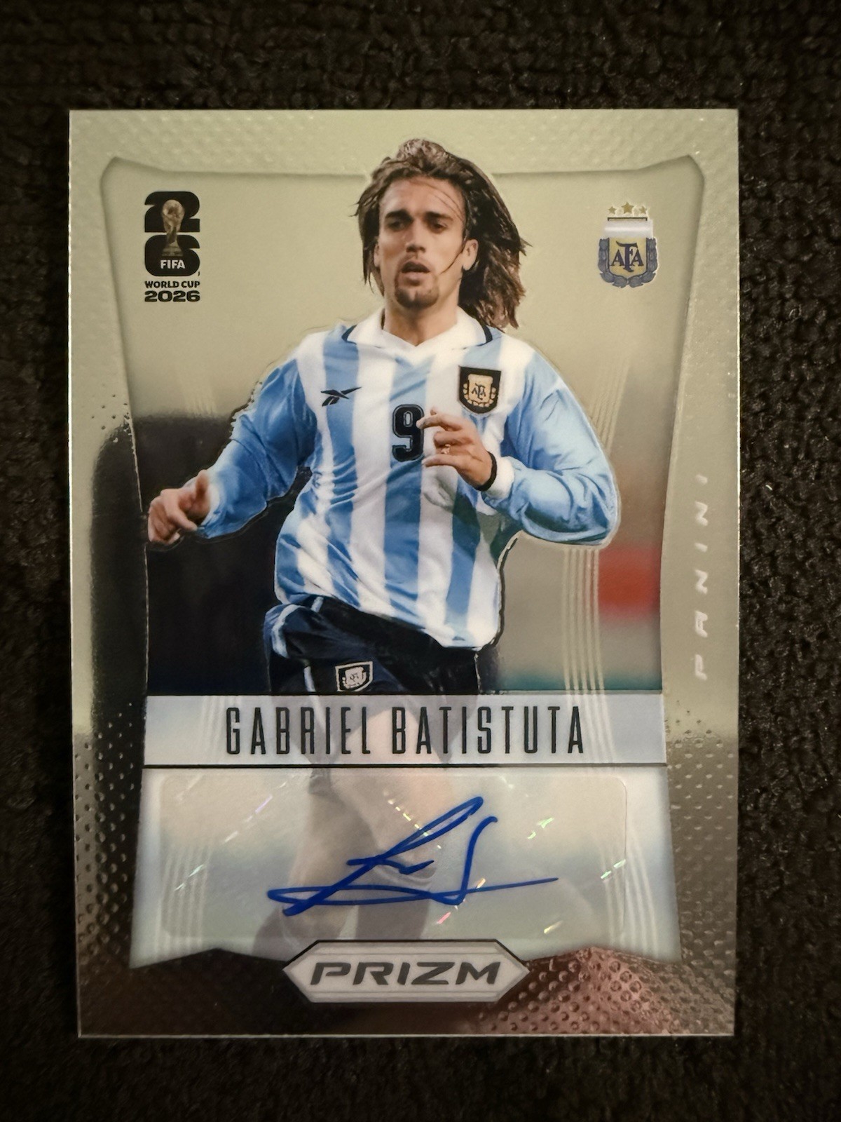 2026 Prizm World Cup Gabriel Batistuta 2012 Throwback Signatures Auto #12-GB
