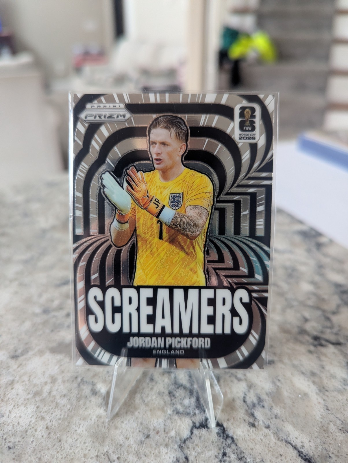 Panini 2026 Prizm FIFA World Cup Screamers Prizm Jordan Pickford No. 2