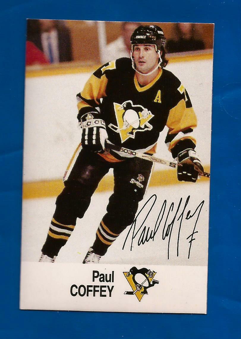 ESSO Oil Co. HOCKEY CARD PAUL COFFEY PITTSBURGH PENGUINS NM MINT