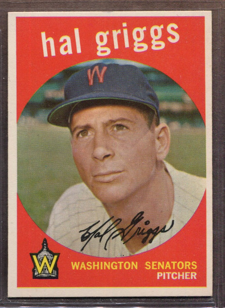 1959 Topps Set-Break #434 Hal Griggs NM-MT OR BETTER *JAYSACE*