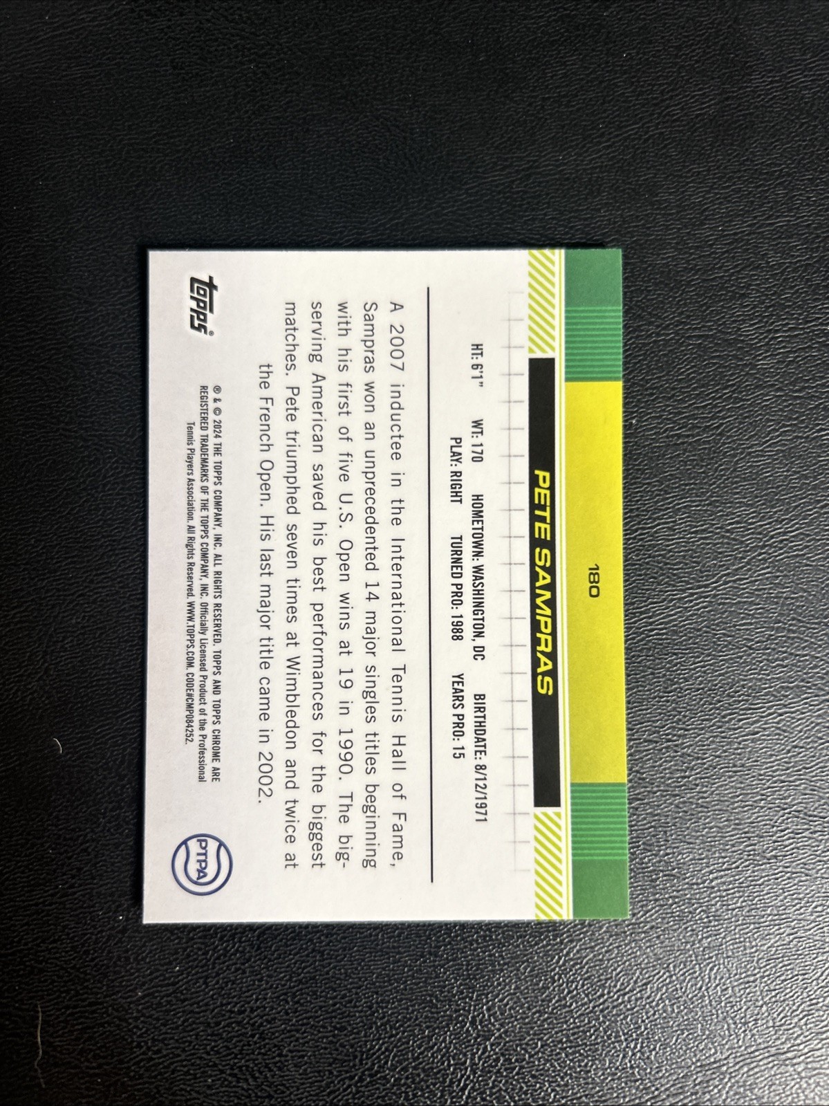 2024 Topps Chrome – Pete Sampras #180