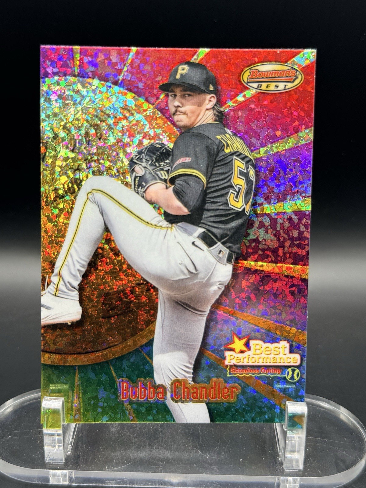2025 Bowman’s Best – Best Performances Bubba Chandler #BP-17 Mini-Diamond…