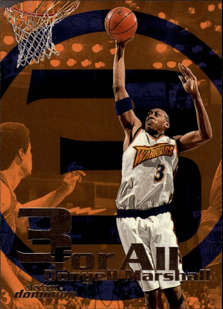 1999-00 SkyBox Dominion #191 Donyell Marshall 3FA – BSK