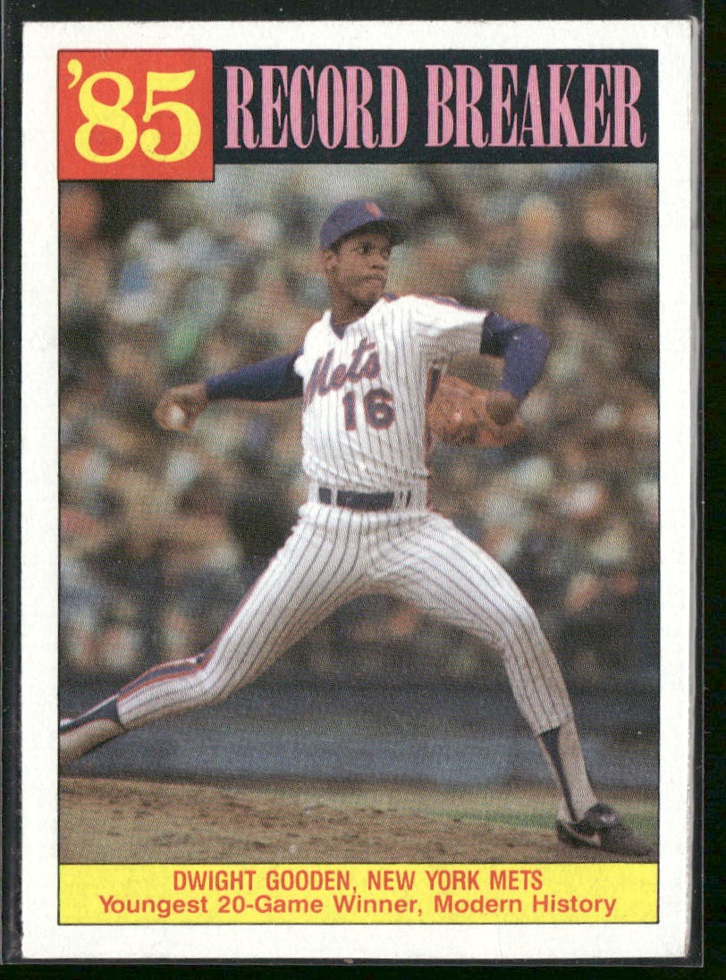 1986 Topps Dwight Gooden #202 New York Mets
