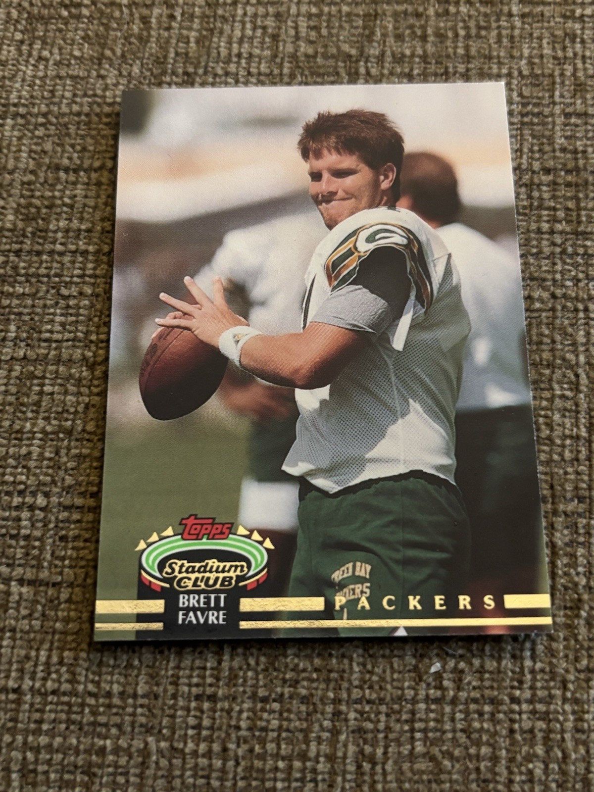 1992 Topps Stadium Club Brett Favre Rookie RC #683 Green Bay Packers