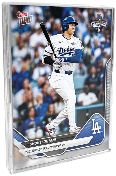 LA Dodgers 20025 Topps Now MLB World Series Champions 15-Card Team Set Shohei!