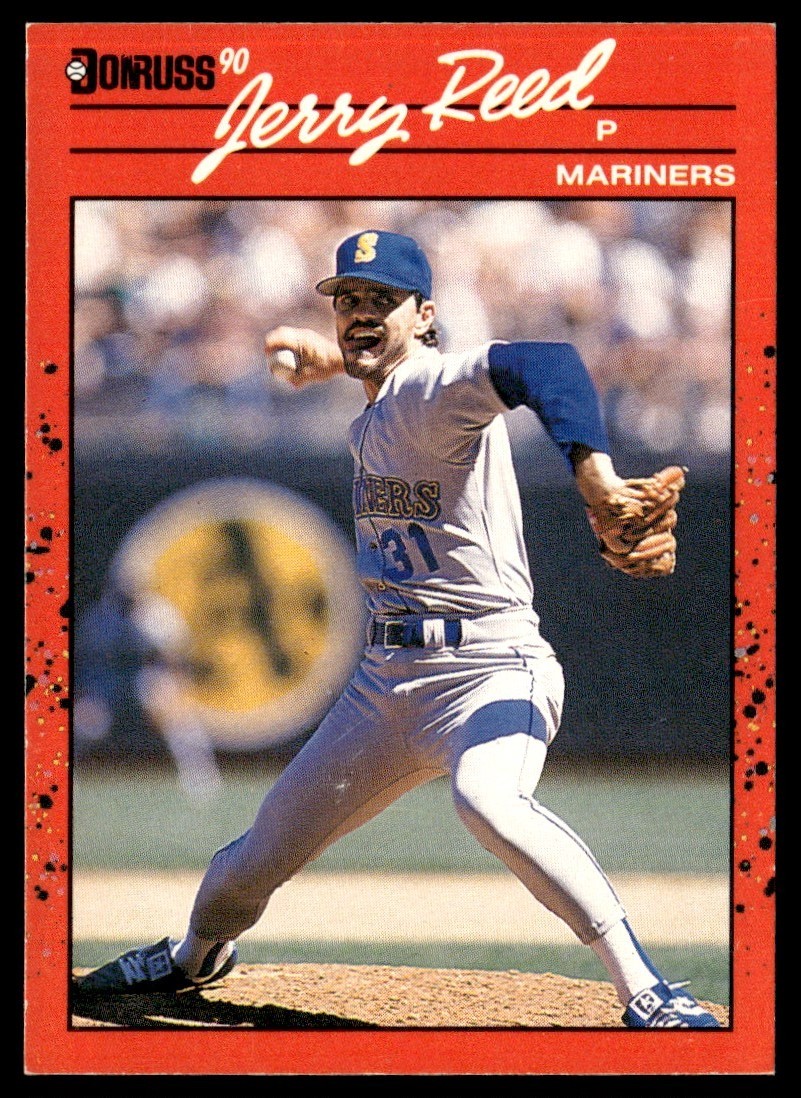 1990 Donruss Jerry Reed Seattle Mariners #614